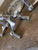 Metal Vintage Modular Candlesticks and Bowl from Nagel, 1970, Set of 4 For Sale - Image 7 of 16