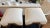 A Pair of Antique White Foot Stools With Gold Accent For Sale - Image 11 of 15
