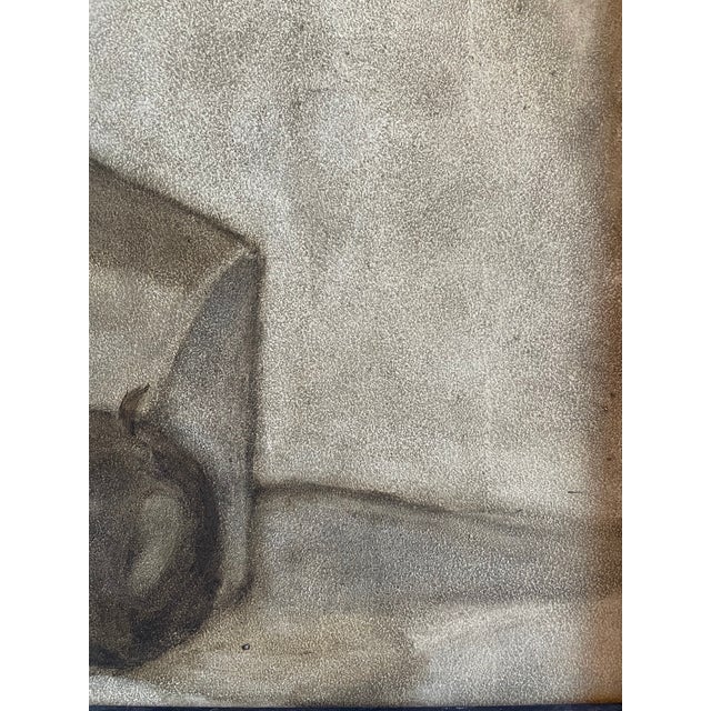 Vintage Mid Century Cubist Still Life Oil Painting For Sale - Image 9 of 11