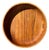 Bowl in Teak, 1980s For Sale