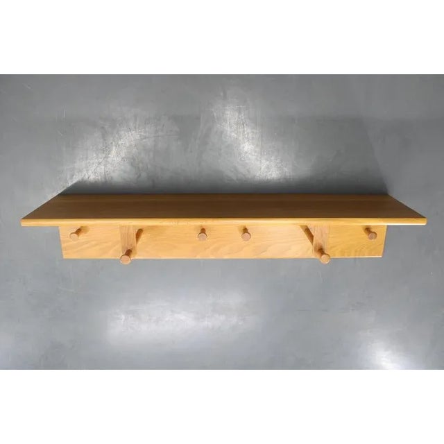 Aksel Kjersgaard Ash Wood Wall Hanger by Aksel Kjersgaard, Denmark, 1970s For Sale - Image 4 of 12