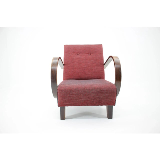 Armchair by Jindrich Halabala, 1950s For Sale - Image 3 of 7