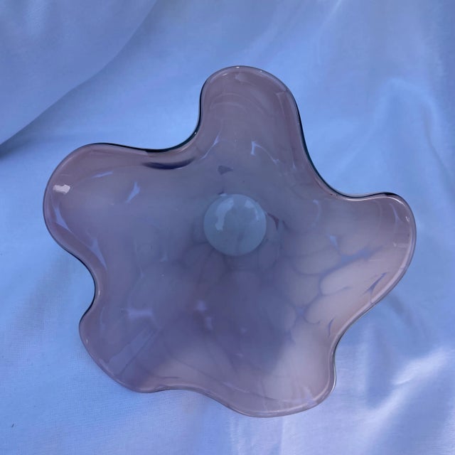 2010s Set of 2 Jozefina Polish Glass Bowls For Sale - Image 5 of 9