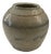 Antique Wabi-Sabi Crackle Glaze Stoneware Storage Jar With Blue Brushwork For Sale