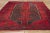 Red Vintage Persian Hamadan Rug - 05'00 X 06'07 For Sale - Image 8 of 10