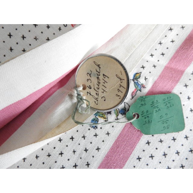 Textile Rare Antique Morton Sundour Upholstery Fabric Chartsworth 5 Yards Floral 1920s For Sale - Image 7 of 17