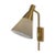 Not Yet Made - Made To Order Brushed Brass Wall Light For Sale - Image 5 of 5