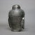 Tibetan Gilt Silver Ceramic Buddha Head Sculpture 20th C For Sale - Image 10 of 10