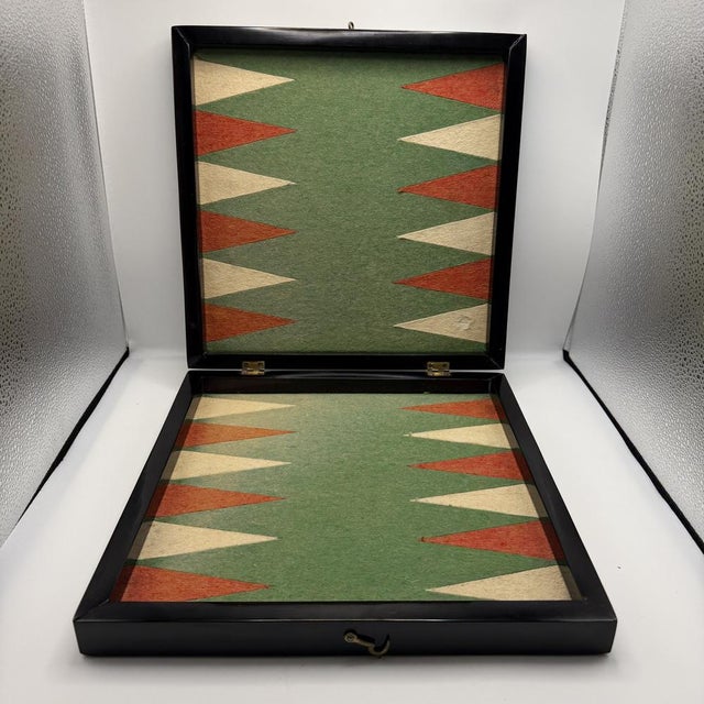 Bauhaus Games Box for Chess, Nine Mens Morris, and Backgammon, Germany, 1920s For Sale - Image 11 of 15