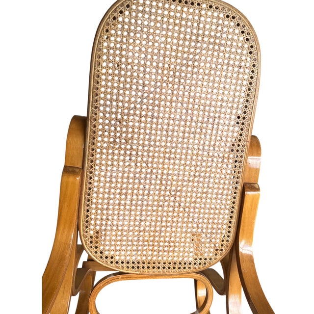 Vintage Thonet-Style Bentwood Rocking Chair – C. 1970 For Sale - Image 12 of 14