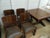 Extendable Refectory Table and Chairs in Oak, 1920s, Set of 5 For Sale - Image 12 of 18
