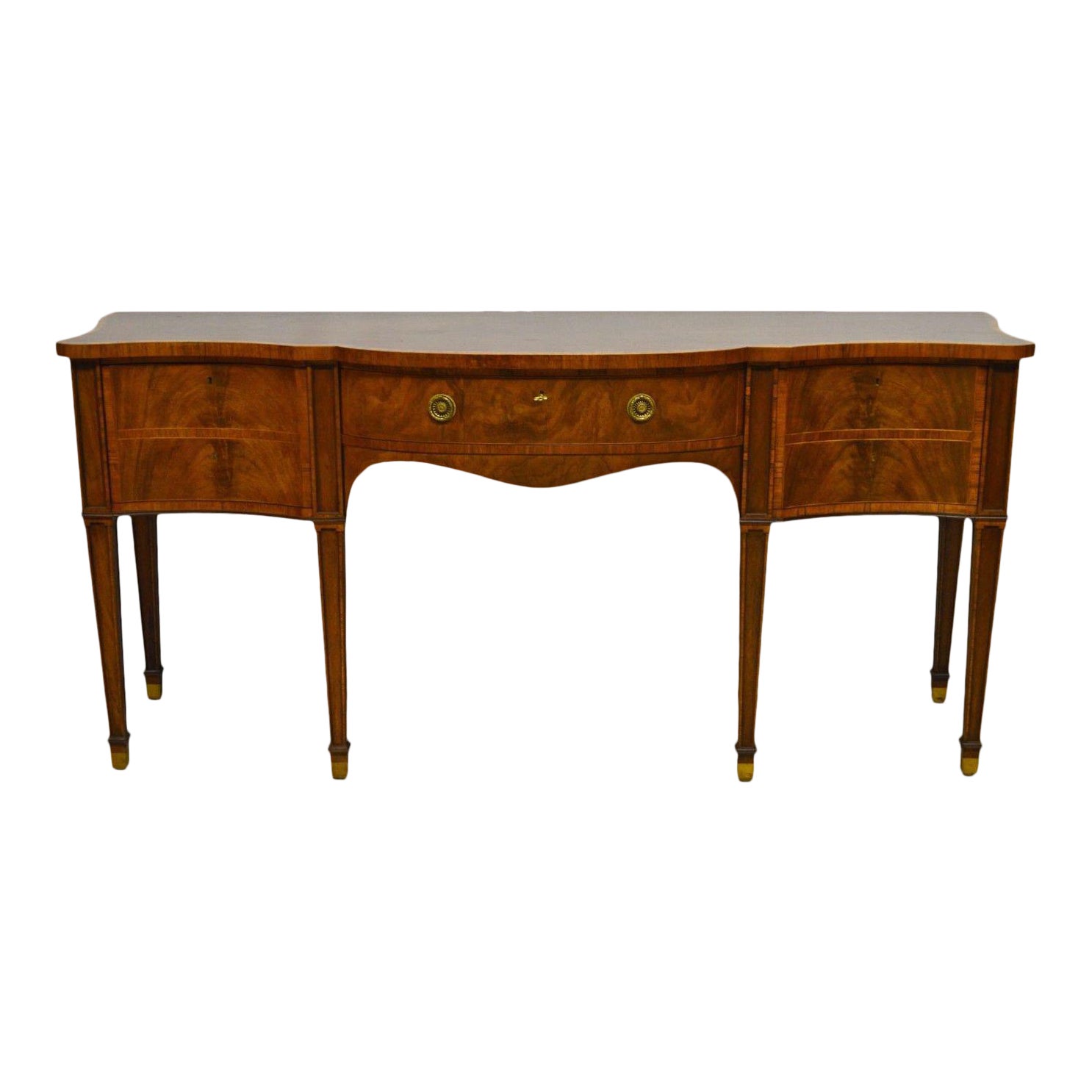 Baker Furniture Stately Homes Collection Mahogany Inlaid Sideboard