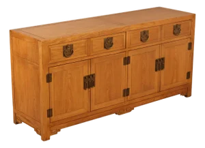 Baker Asian Style Hardwood Buffet Sideboard