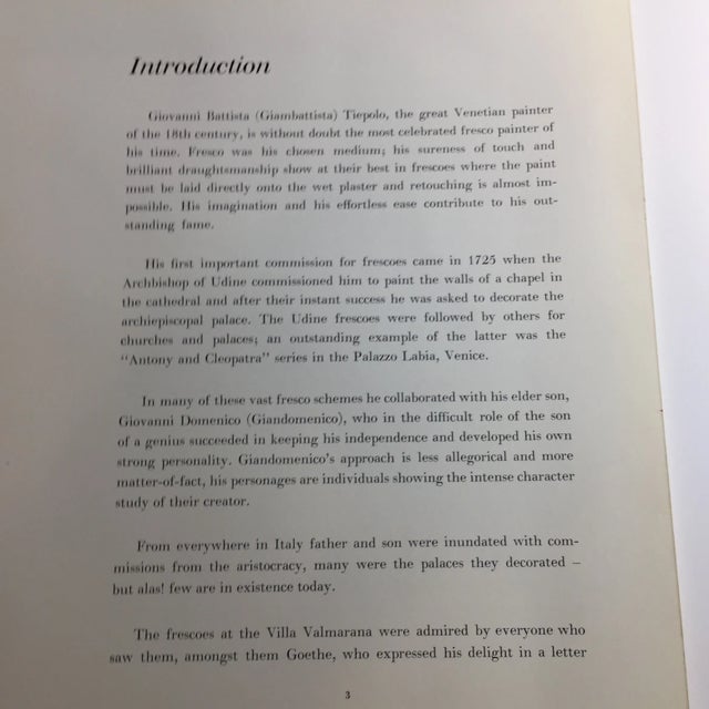 Figurative 1966 Six Tiepolo Frescoes in Vicenza Book For Sale - Image 3 of 8