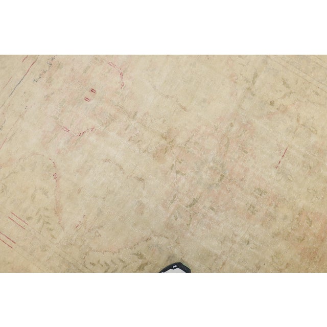 Early 20th Century Zabihi Collection Turkish Mercerized Cotton Rug - 6'7" x 9'11" For Sale - Image 10 of 12
