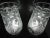 Transparent Large ''Star & Moon' Cut Crystal Glass Wired Large Table Lamps / Lanterns - A Pair 19.5" For Sale - Image 8 of 8