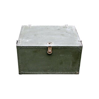 WWII Military Barracks Foot Locker For Sale