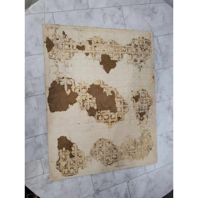 Vintage Ceramic Art Tile Pisces Horoscope Zodiac Sign, Large For Sale - Image 9 of 11