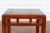 Red Vintage Chinese Red Lacquer Side Table with Open Apron and Carved Scrolling Feet For Sale - Image 8 of 13
