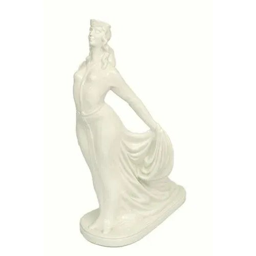 White Porcelain Figurine Georgian Princess Tamara For Sale - Image 8 of 8