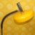 Large Yellow and Chrome Adjustable Gooseneck Floor Lamp, 1970s For Sale - Image 3 of 14