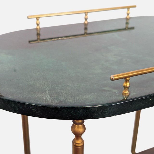 Aldo Tura 1960s Aldo Tura Bar Cart, Attributed For Sale - Image 4 of 9