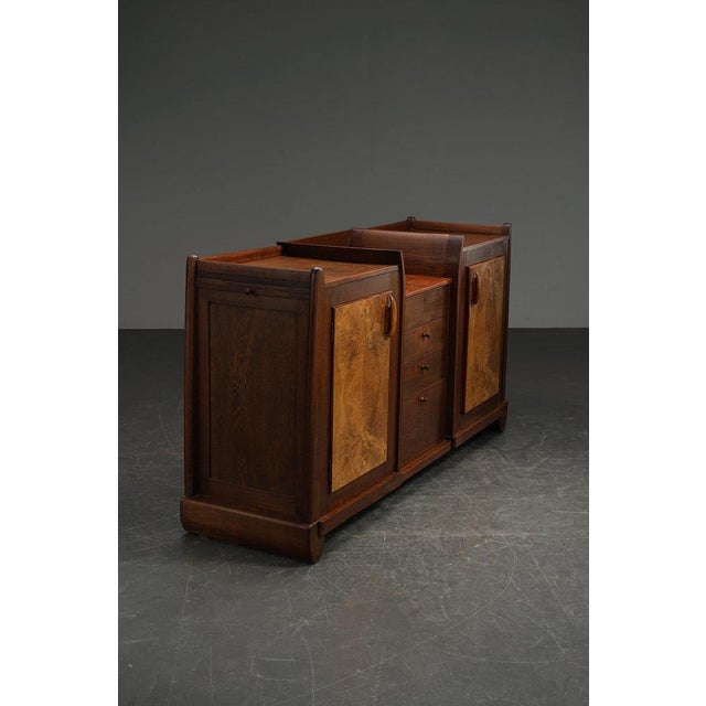 Amsterdamse School Sideboard by Architect Paul Bromberg For Sale - Image 4 of 18
