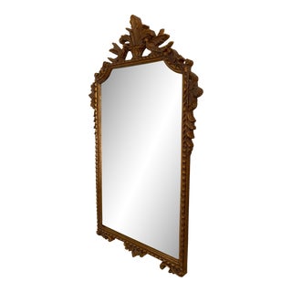 Gilt Framed Bevel Mirror For Sale