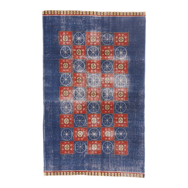 Zeki Muren Vintage Turkish Sivas Rug, 04'07 X 07'02 For Sale