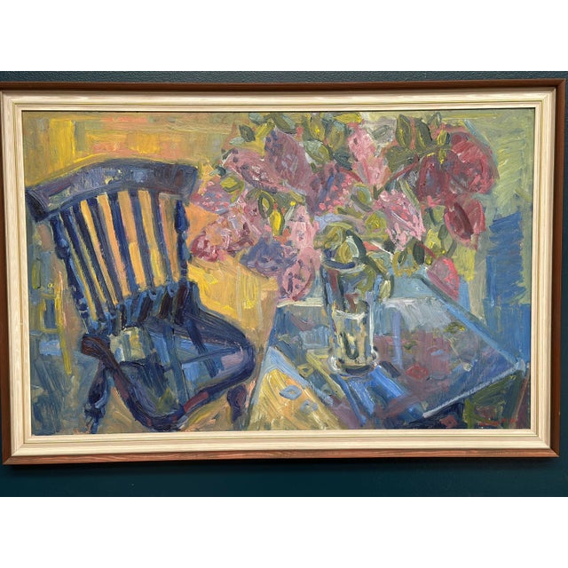 Allan Lindqvist, Stilleben, 1958, Oil Painting on Panel, Framed For Sale - Image 6 of 16