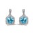 Unveiling a masterpiece of luminous charm, these drop earrings crafted from sterling .925 silver are a celebration of...