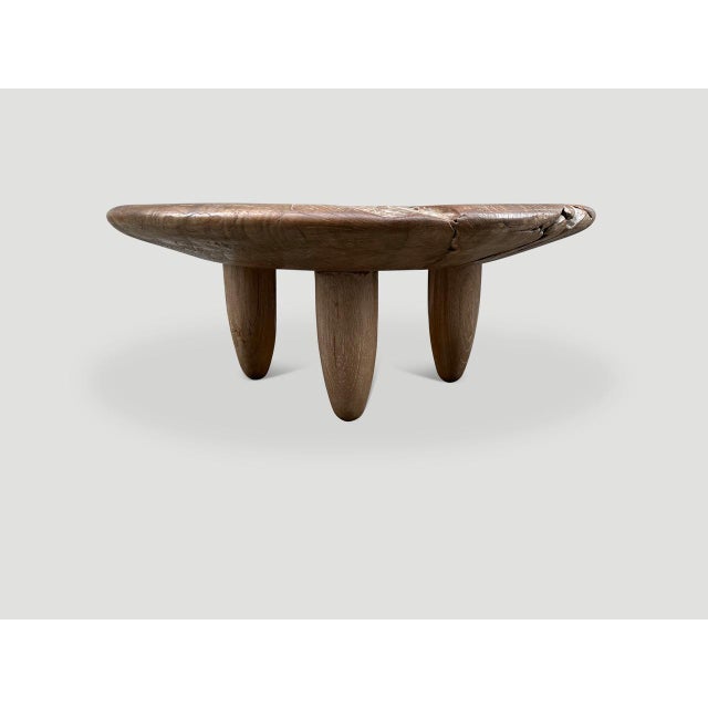 An impressive single slab of teak wood taken from my finest collection is hand carved to produce this one of a kind coffee...