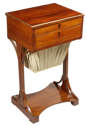 Biedermeier Worktable in Mahogany, Germany, 1820s