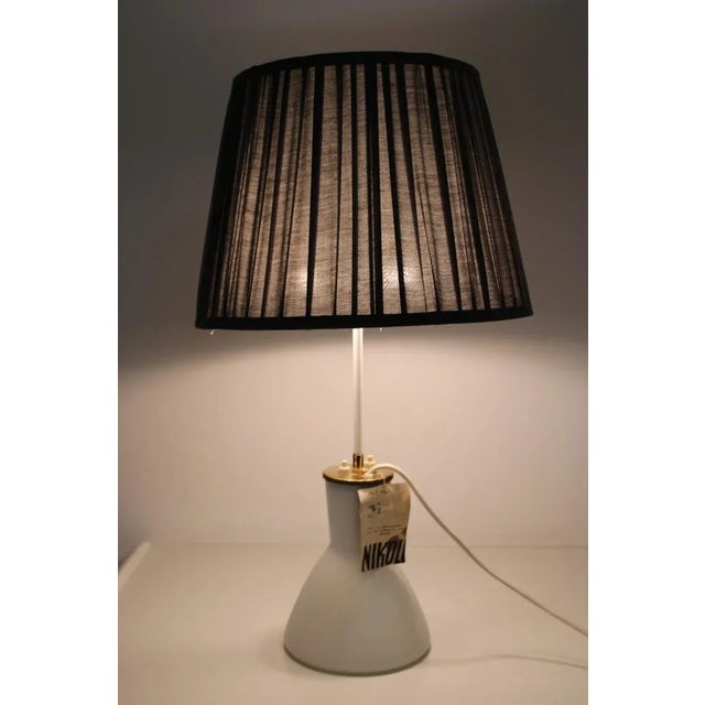 Table Lamp with Light Foot from Rupert Nikoll, 1950s For Sale - Image 9 of 13