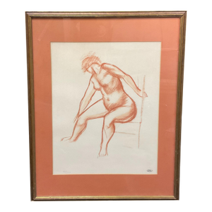 Andre Derain (French 1880-1954) Seated Woman Lithograph