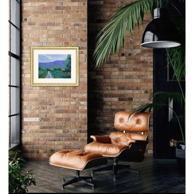 Contemporary Quiet Places & Journeys — Green Valley (Original Oil Landscape) For Sale - Image 3 of 12