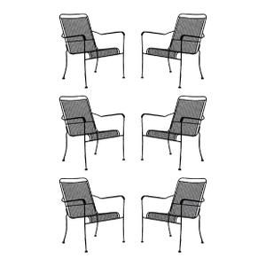 Iron Chairs Stackable - Set of Six