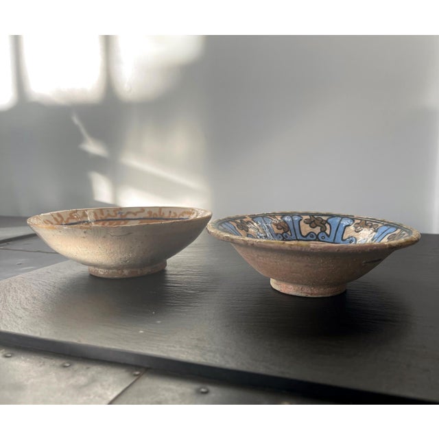 Two Islamic Nishapur Glazed Pottery Bowls For Sale - Image 4 of 16