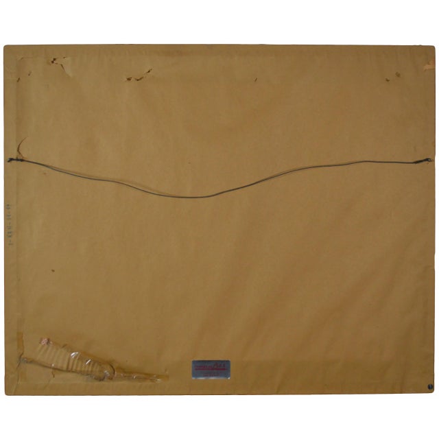 Wood Peggy Jones Pastel Drawing Painting Signed in a Fine Gilt Frame For Sale - Image 7 of 8