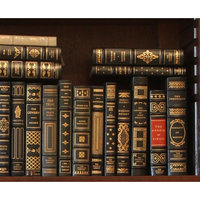 Late 20th Century Franklin Library Leather-Bound Classics in Navy, Black and Green, 51 Volumes For Sale - Image 5 of 7