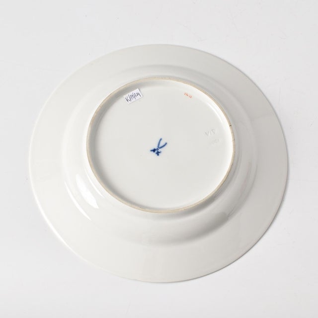 1960s Hand-Painted Porcelain Plate from Meissen, 1960s For Sale - Image 5 of 11
