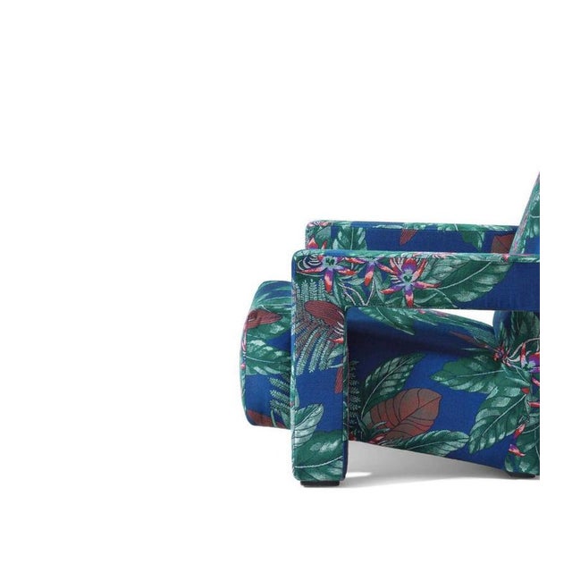 Blue Utrecht Outdoor Armchair by Gerrit Thomas Rietveld For Sale - Image 8 of 10