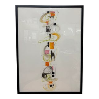 Isabel Wyatt Citrus Totem Original Painting, Signed For Sale
