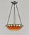 Art Deco French Art Deco Pendant Light by Le Verre Francais Schneider - 1925 Cameo Chandelier France For Sale - Image 3 of 13