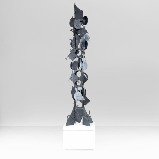 Iron Sculpture, Paolo Conti, 1987 For Sale - Image 12 of 12