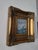 Wood Vintage Ornate Gold Picture Frame With Original Swan Oil Painting, Baroque Wall Art, Gilded Hollywood Regency Decor For Sale - Image 7 of 9
