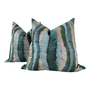 Kravet Couture “Plumage” a 22 Pair of Pillows