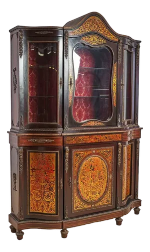 Boule Style Cabinet in Wood