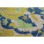 Handwoven Yellow/Blue Traditional Indian Agra Area Rug 12'4" X 15'4" For Sale - Image 9 of 10