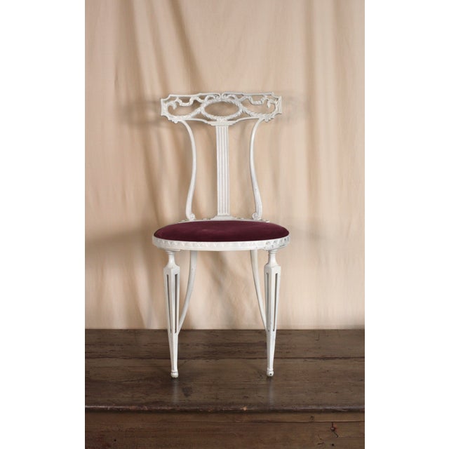 Palladio 1950s Italian11950s Neoclassical Chair Attributed to Palladio For Sale - Image 4 of 18